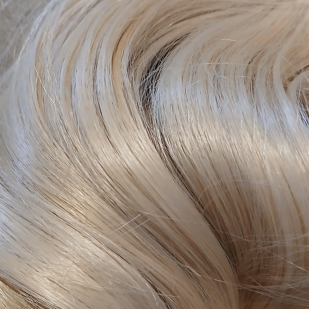 Lula Halo Hair Extensions Premium Quality Platinum Blond 18 Inch - Picture 3 of 3